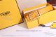 AAA Replica Cheap Fendi Yellow Leather Belt - Yellow Gold Double F Buckle (9)_th.jpg